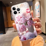 Capa de Celular Floral: Rosa Peônia para iPhone - imagem 2
