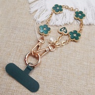 Corrente de Celular com Flor: Estilo e Segurança em Metal - imagem 2