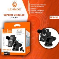 Suporte de Celular para Carro com Trava Automática e Giro 360° - Fixação Premium no Painel/Vidro - imagem 3