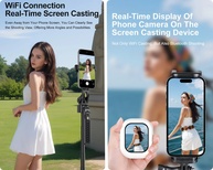 Monitor de Selfie Magnético: Vlog Profissional no Celular - imagem 3