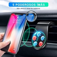 Suporte Magnético Premium para Celular no Carro: Fixação Forte e Design Elegante - imagem 5