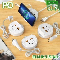 Power Strip 4x USB-C: Carregue Rápido + Suporte Celular - imagem 3