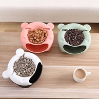 Prato de Frutas com Design Camada e Suporte para Celular - Organize Lanches e Petiscos com Estilo - imagem 4