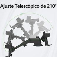 Suporte Veicular Universal 360° com Ventosa Reforçada: Segurança e Praticidade para seu Celular - imagem 5