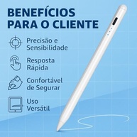 Caneta Stylus Touch Screen Universal para Celular, Tablet e iPad – Alta Precisão, Compatível com Android e iOS – Rejeição de Palma e Ponta Fina Sensível - imagem 4