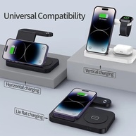 Central de Carga 4 em 1: iPhone, Apple Watch e Mais! - imagem 1