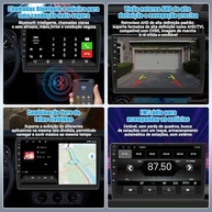 Central Multimídia Automotiva 9" IPS 2/32GB com Visão Noturna AHD - A Evolução do Seu Carro! - imagem 4