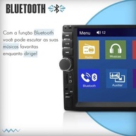 Central Multimídia MP5 2 Din 7" Bluetooth Espelhamento DVD para Fiat Idea - A Evolução do Seu Carro! - imagem 2