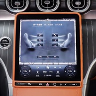 Capa Protetora de Tela Console Central em Silicone para Mercedes-Benz GLC X254 (Marrom) - imagem 4