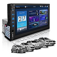 Central Multimídia 7 Polegadas 1 Din com Espelhamento para Carro - imagem 1