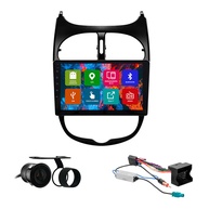 Central Multimídia 9" Peugeot 206: Android + Câmera! - imagem 1