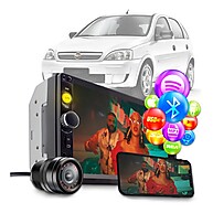 Central Multimídia MP5 para Carro com Câmera Ré e Bluetooth - imagem 1
