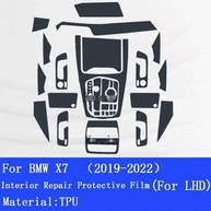 Película Protetora TPU Transparente para Console Central BMW X7 (2019-2022) - Antirriscos e Antichoque - imagem 4
