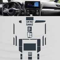 Película Protetora TPU Transparente PACSCI para Console Central Lexus LM 350/300h (2020-2023) - Anti-Risco e Alta Definição - imagem 2