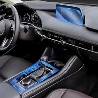 Película Protetora TPU HD Transparente para Console Central e Navegação Mazda 3 Axela (2018-2024) - imagem 2