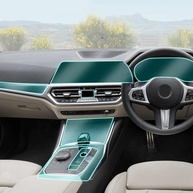 Película Protetora TPU para Console Central BMW Série 3 G20 (2019-2020) - Proteção Crystal Clear - imagem 1