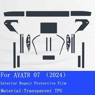 Película Protetora TPU Transparente para Console Central AVATR 07 (2024-2025) - Anti-Arranhões e Anticolisão - imagem 5