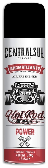 Aromatizante Hot Rod Power Centralsul Química 400ml: Perfume Intenso e Duradouro - imagem 1