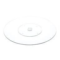Centro de Mesa Giratório Wolff: Elegância em Vidro - imagem 1