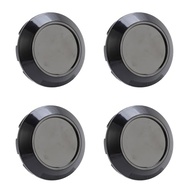 Jogo 4 Calotas Centro Roda 76mm ABS Pretas - Proteção e Estilo Premium - imagem 3