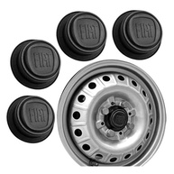 Jogo Calota Copo Miolo Centro Roda Ferro Fiat Uno, Strada, Doblô, Argo, Mobi, Punto, Grand Siena, Tempra (4 Furos) - imagem 5