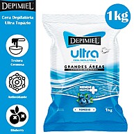 Cera Depilatória Topázio 1kg: Pele Lisa e Sem Irritação - imagem 1
