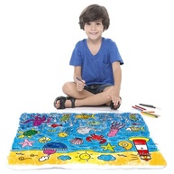 Toyster Tapete para Pintar Coré - Dupla Face com Giz de Cera Incluso - imagem 5