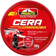 Cera Proauto Carnaúba 200g: Brilho e Proteção! - imagem 1