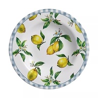 Prato Fundo Amalfitana Alleanza - 6 Unidades | Cerâmica Premium com Decoração Digital - imagem 2