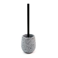 Oikos - Escova Sanitária com Suporte de Cerâmica Granulado Cinza | Design Moderno e Higiene Total - imagem 3