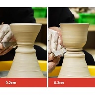 2 Ferramentas Profissionais de Corte e Acabamento em Cerâmica - Design Ergonômico para Escultura e Gravação - imagem 3