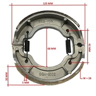 Kit Pastilhas Freio Scooter GY6 150cc Dianteiro e Traseiro - Cerâmica de Alta Performance - imagem 3