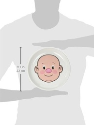 Prato Cerâmico Fred MR. FOOD FACE para Crianças - Estimule a Imaginação na Hora das Refeições - imagem 4