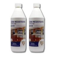 Kit com 2 Ceras Resistente Brilhante W&W 1L - Proteção Duradoura para Pisos de Madeira - imagem 1