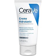 CeraVe Creme Corporal Sem Perfume: Hidratação Profunda para Pele Seca - imagem 1