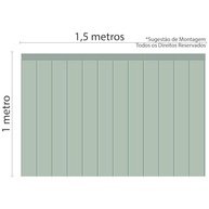 Adesivo de Parede Infantil Cerca Ripada Verde - Decoração Segura e Divertida para Quartos de Criança - imagem 3