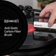 Hudson Hi-Fi - Escova de Disco de Vinil com Cerdas de Fibra de Carbono Antiestática | Limpeza Suave e Eficaz para LPs - imagem 3