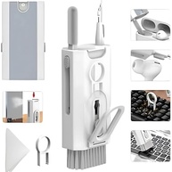 Kit 7 em 1 Escova de Limpeza Profissional para Teclado e Fone - Cerdas Macias e Removedor de Poeira - imagem 4