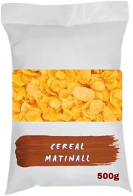 Cereal Matinal de Milho sem Açúcar, 500g, Flocos Crocantes - imagem 1
