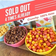 The Cereal School Lanches De Pátio Escolar - Cereal Ceto Com Baixo Teor De Carboidratos, Zero Açúcar (Pão De Canela - Pacote De 12) - Um Lanche E Café Da Manhã Saudável Com Alto Teor De Proteínas - O - imagem 3