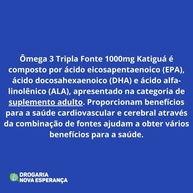Ômega 3 Tripla Fonte: Saúde do Coração e Cérebro - imagem 2