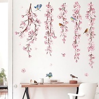 Decalques de Parede Flor de Cerejeira - Adesivos Decorativos para Sala, Quarto e Escritório - imagem 5