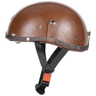 Meio Capacete Moto Vintage com Viseira Solar Retrátil - Segurança DOT Certificada - imagem 5