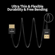 Cabo HDMI 8K RUIPRO Ultra Fino 2.1 Certificado: Velocidade 48Gbps para PS5, Xbox e TVs de Última Geração - imagem 4
