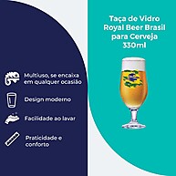 Taça de Vidro Royal Beer 330ml – Estilo e Qualidade para sua Cerveja - imagem 2