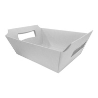 Cesta de Papel Branca: Elegância em 10un! - imagem 1