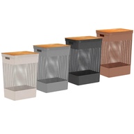 Cesto de Roupa Suja Bambu 49L: Organize com Estilo! - imagem 1