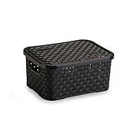 Cesto Organizador Rattan PP com Tampa – Nitron - imagem 1