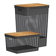 Cestos Organizadores Bambu: 20L e 49L - imagem 1
