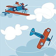 Papel de Parede Aviões: Decore com o Céu! - imagem 2